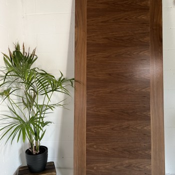 Walnut veneered door 